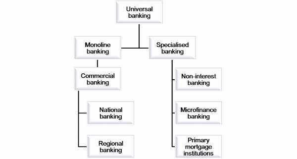 Draft document of proposed changes to the current “Universal Banking Policy: available licences