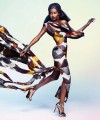 West Africans ditch Dutch wax prints for Chinese ‘real-fakes’ A model wearing a dress made with Dutch brand Vlisco's fabrics.