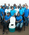 Rent a toilet: A business solution to Ghana’s sewerage woes Clean team Ghana staff 200x240