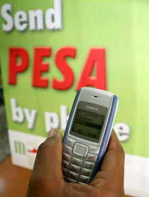 Safaricom's M-PESA mobile banking has been a massive success in Kenya. Safaricom's M-PESA mobile banking has been a massive success in Kenya.