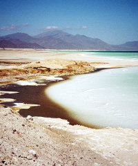 Lake Assal in Djibouti Lake Assal in Djibouti