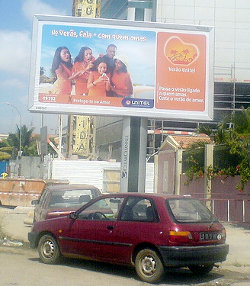 A Unitel billboard A Unitel billboard