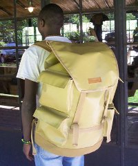 The Backpack Farm packaged with all the essential agriculture inputs such as seed, crop protection products and irrigation equipment. The Backpack Farm packaged with all the essential agriculture inputs such as seed, crop protection products and irrigation equipment.