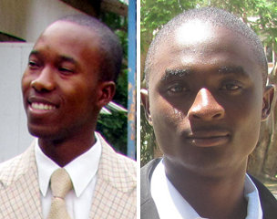 cfinder Daniel Chiwinga (left) and Kondwani Chimatiro