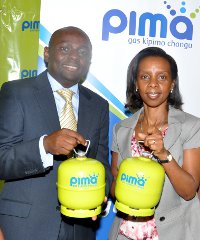 Michael Momanyi, general manager of Premier Gas, and Aida Kimemia, Principal Investment Officer at the IFC. Michael Momanyi, general manager of Premier Gas, and Aida Kimemia, Principal Investment Officer at the IFC.