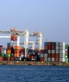 Is the private sector to blame for cargo sitting for so long in African ports? Containers at the Port of Durban. Photo by Christophe Badoux.