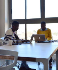 The OPEN collaborative work space in the Maboneng neighbourhood of Johannesburg, South Africa. Photo: Peter Cox