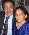 Meet the Boss: Manu Chandaria, industrialist Manu Chandaria, chairman of Comcraft Group, and his wife Aruna