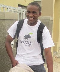 "When people are at the hospital, while they are sitting in line, while they are stressing and irritated with the system, we sign them up. We promise them this process of coming in and waiting for hours... it ends here and now," says Sizwe Nzima, founder of Iyeza Express.