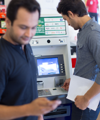 Diebold's solar-powered ATM was created to address the problem of power outages in emerging markets.