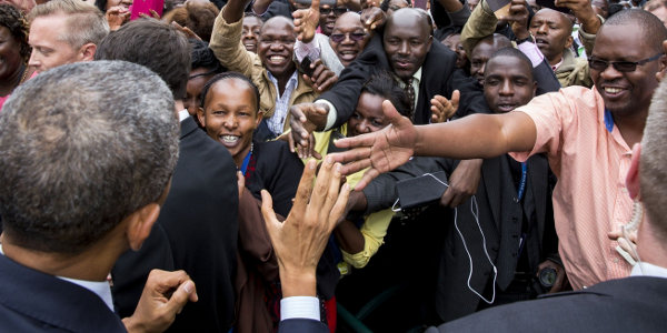 US President Barack Obama during his visit to Kenya earlier this year.