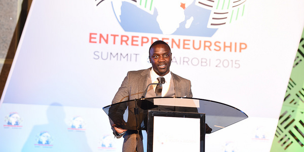 “There is this famous saying that it takes money to make money. But in actuality, in my eyes, it really doesn’t. It takes brains, a lot of drive and support,” says Akon. He recently attended the Global Entrepreneurship Summit held in Nairobi.