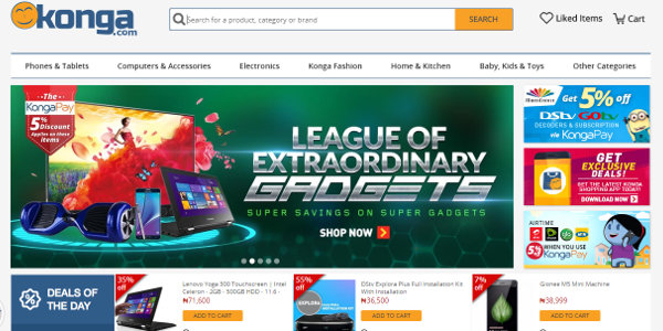 Konga.com is one of Nigeria's largest online retailers.