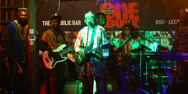 Live music in Accra, Ghana