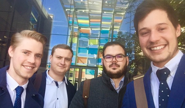 Cognition.Online founders, from left to right: Wihan Horn, Corneil Clasen, Waldo Boshoff, Kyle Dodds