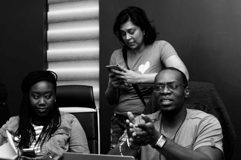 Zain Verjee and Chidi Afulezi, co-founders of aKoma
