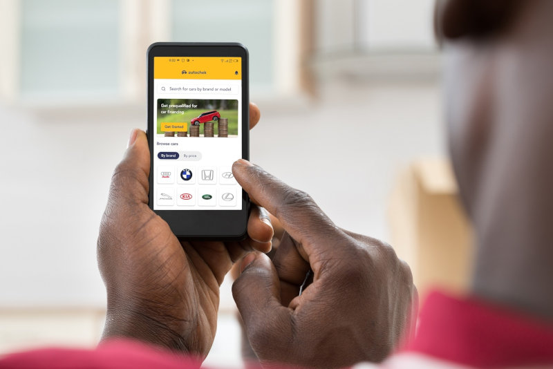 The Autochek mobile app