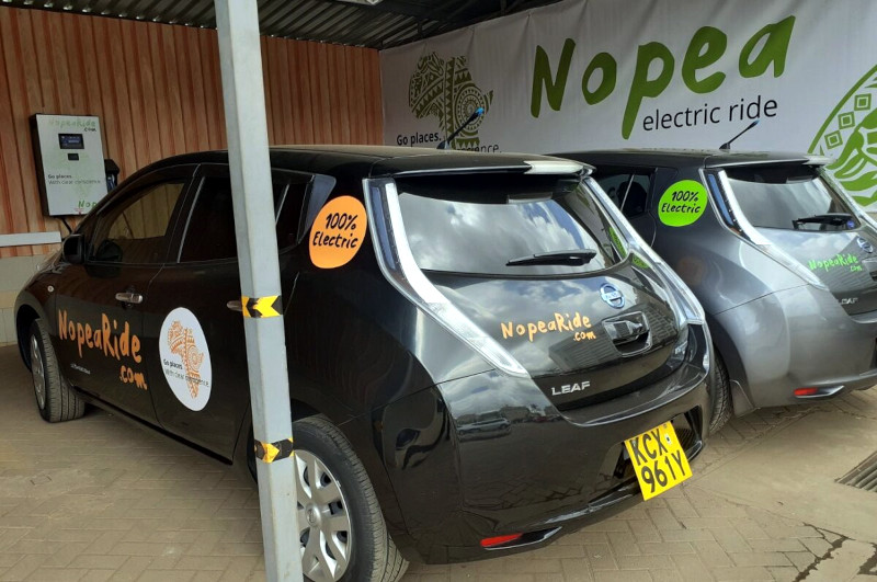 NopeaRide currently has seven charging stations in Nairobi.