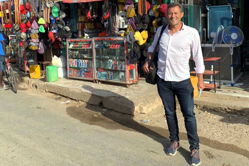 Jean Craven in Dakar, Senegal